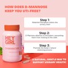 HEY GIRL NUTRITION Cranberry with D-Mannose Capsules - Fast-Acting UTI