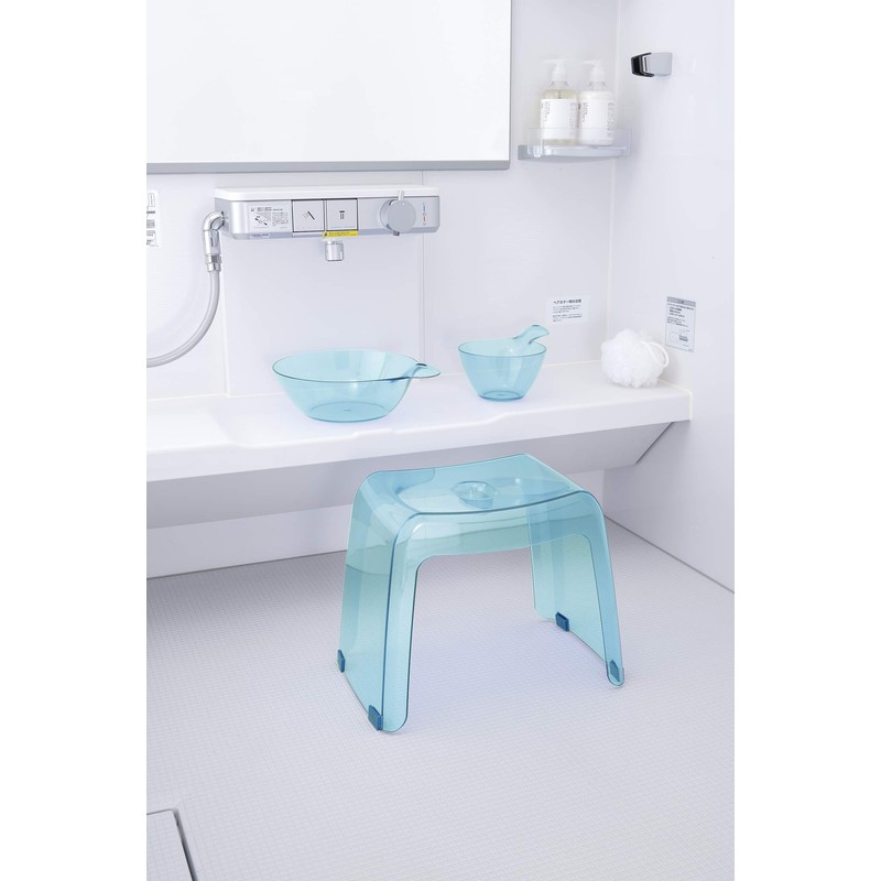 Carari Sitting 20H Hand Rest, 2-piece Set, Aqua Blue