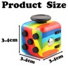 3PCS Fidget Cube, Cube Anxiety Relief Toy, Relaxing Toys Six