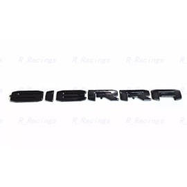 Sierra Overlay Gloss black X31 Off Road Sierra Elevation Emblem 2019-24 1500 2500HD3500