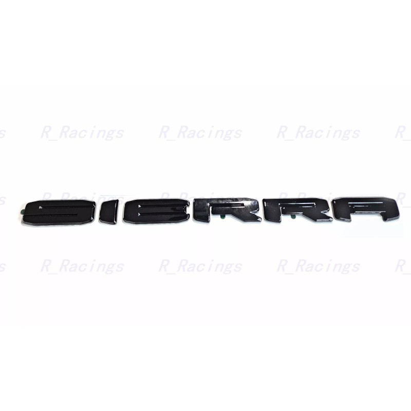 Sierra Overlay Gloss black X31 Off Road Sierra Elevation Emblem