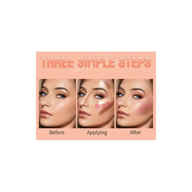 Set De 3 Espátula Lasting Contouring Stick Contorno Blush