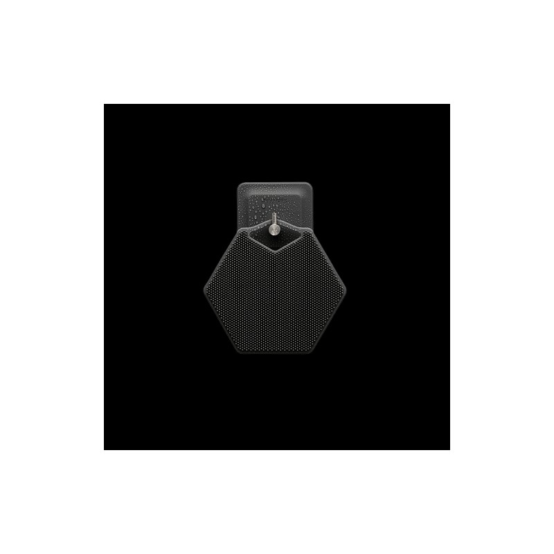 Tooletries Body Scrubber & Hook - Charcoal