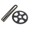 Sharplace 25H 68 Tooth Rear Sprocket + Chain 49cc 2