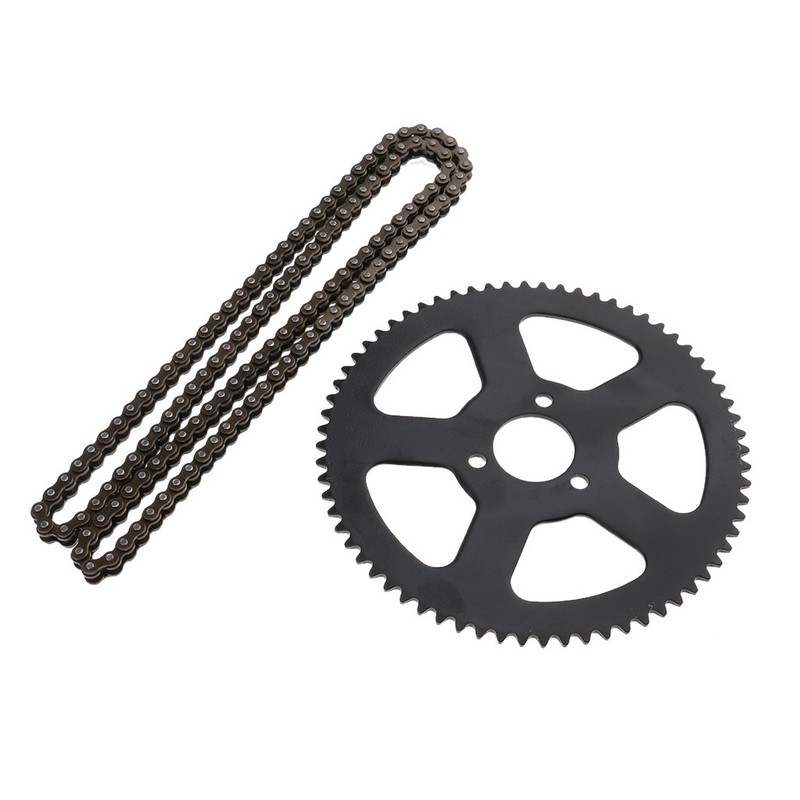 Sharplace 25H 68 Tooth Rear Sprocket + Chain 49cc 2