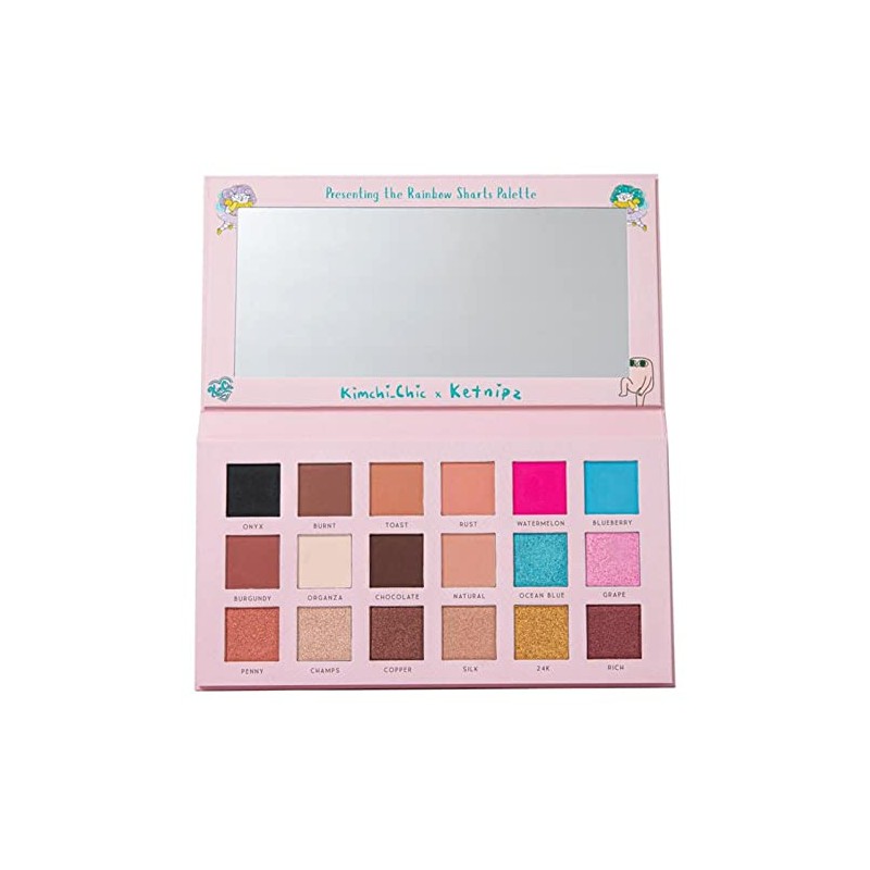 Kimchi Chic, Paleta de sombras, Rainbow Sharts x Ketnipz