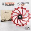 IMPALAPRO Bicycle Shift Rollers 15T/17T AL7075 CNC with Ceramic Bearings