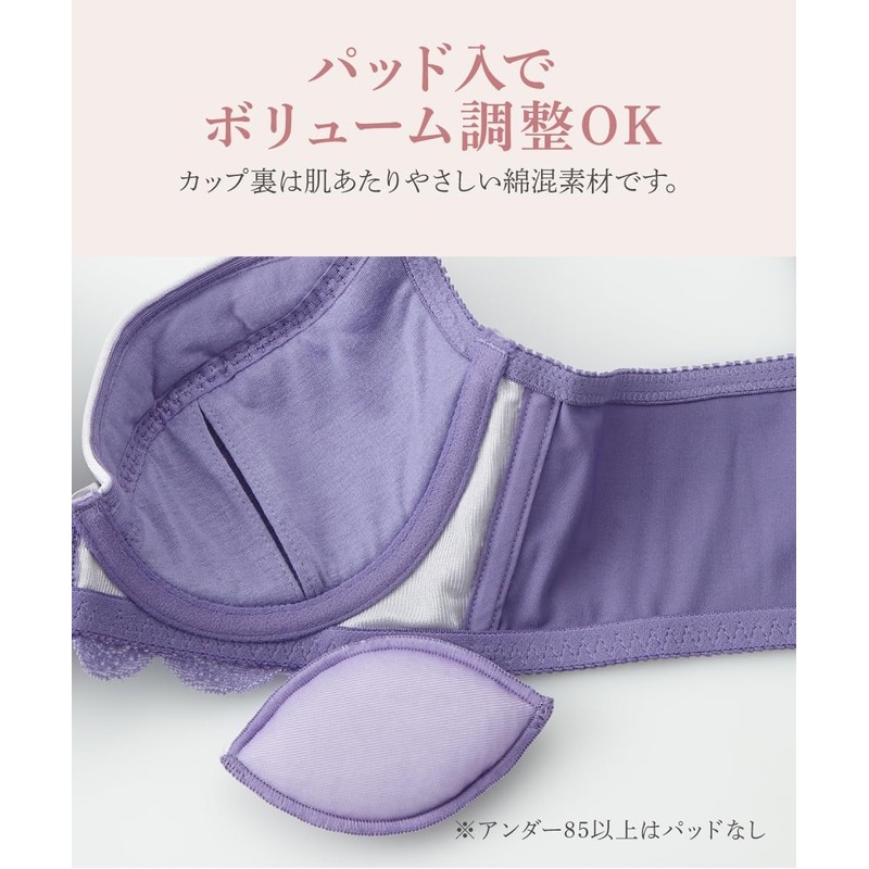 Nissen Underarm High Knit Lace Bra and Shorts Set (Triump),