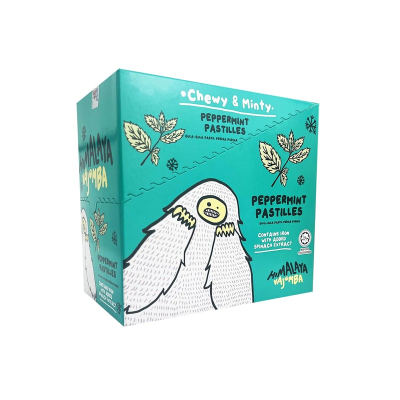 Generic 1 Box Vajomba Peppermint Pastilles Candy Chewy & Minty
