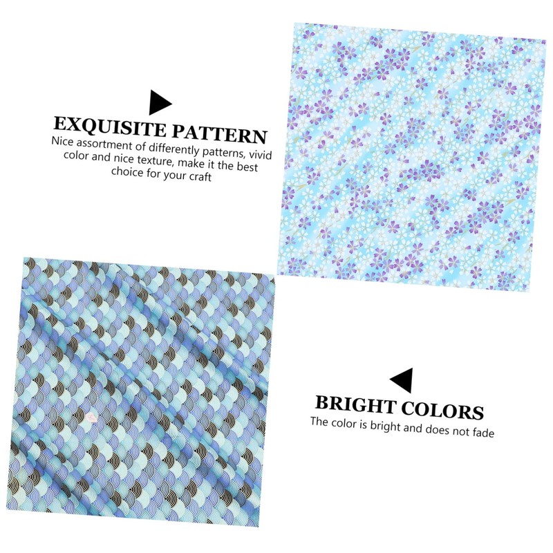 IWOWHERO 6Pcs Cotton Fabric Squares Tightly Woven Skin Friendly Craft