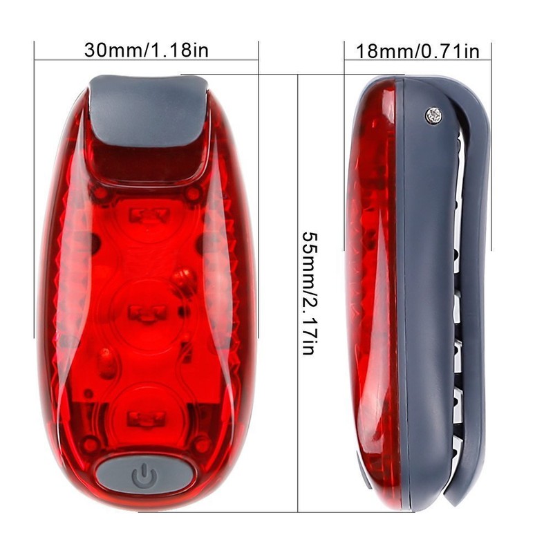 GOOMAND Bicycle Light, LED Clip Light, Road Bike Light, Safety
