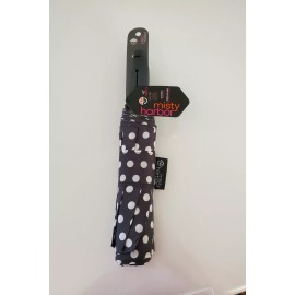 Misty Harbor New misty harbor Umbrella Black & White Polka Dot 42in Canopy auto open
