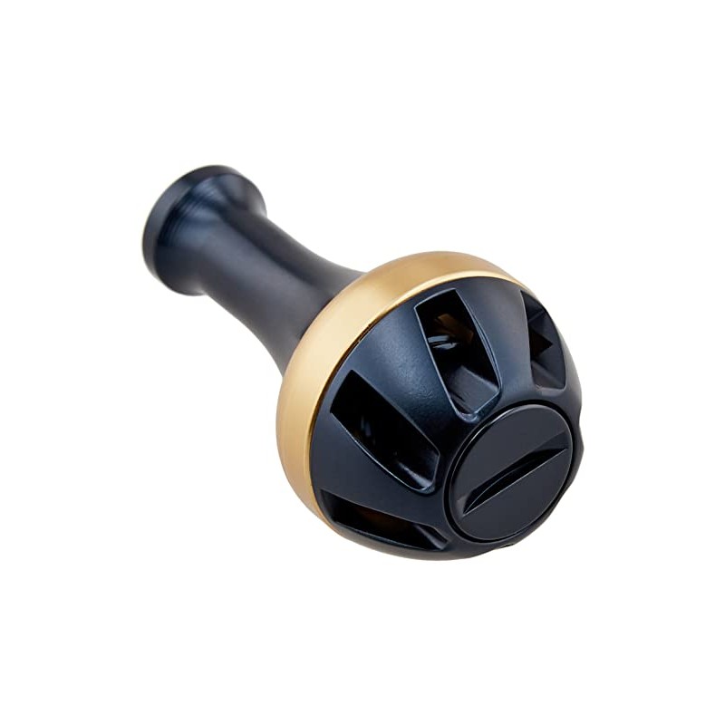 Daiwa SLP Works Aluminum Round Knob, Size S, Navy/Gold