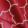 Set of 4 Luxton Red Cushion Covers Home Decor Square