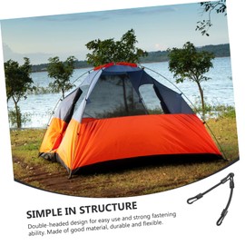 CORHAD 5pcs Elastic Cord Hooks for Camping Gear Bungee Cord Hooks for Hanging Outdoor Tie Down Straps