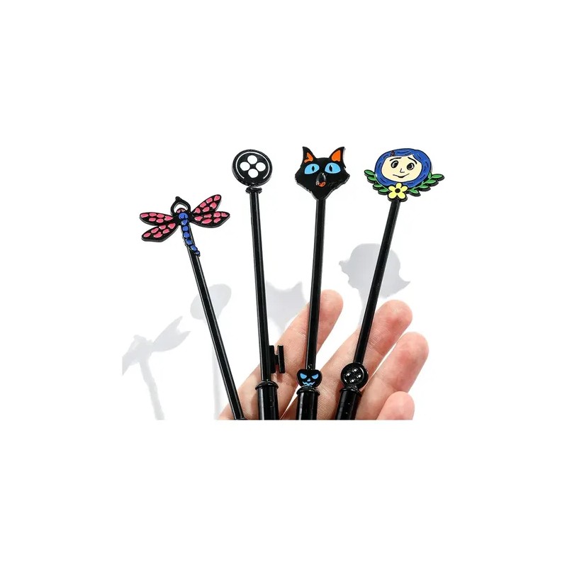 Brochas Maquillaje Coraline Puerta Secreta Brocha Metal Se