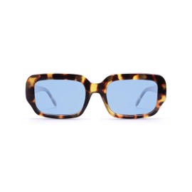 Appassal Retro Polarized Sunglasses Women Men 90s Sunnies Trendy Vintage Fashion 2025 Chunky Square Frames AP3733, C4 Yellow Tortoise/Blue, Medium
