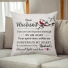 Aconesong Husband Memorial Gifts Sympathy Gift Bereavement Cushion Cover Gift