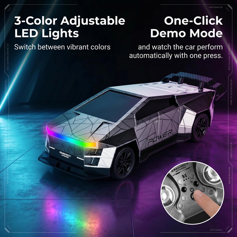 MoodLife 1:24 Cyber Truck Remote Control Car for Kids, RC