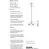 Westbrass D123-2-62 3/8" x 12" Brass Flat Head Toilet Riser