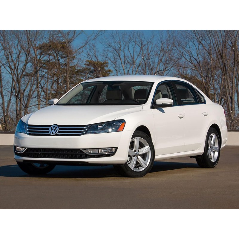Rvinyl Pillar Post Window Trim Compatible with Volkswagen Passat 2012-2019