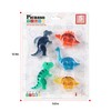 PicassoTiles Dinosaur Magnetic Tiles Accessory Set Mix and Match Dino