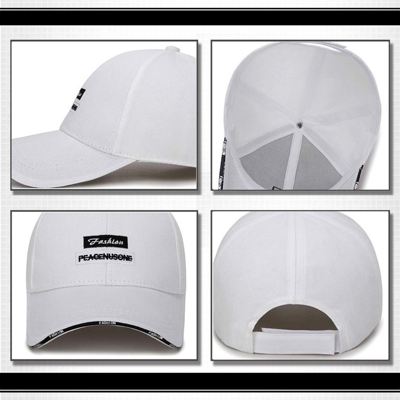 WHITE FANG CA304 Hat, Cap, Logo, Stylish, Simple, Brim Logo,