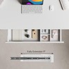Under Desk Storage Drawer, 15.5Inch Shallow Under Desk Drawer Organizer