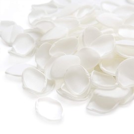 Oavieh 200pcs Silk Flower Petals Artificial Rose Petals for Wedding Decoration, Fake Flower Petals for Bridal Showers,for Anniversaries and Parties(Ivory)