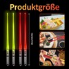 Lightsaber Chopsticks, SOARFLY 2 Pairs LED Chopsticks with 9 Colour