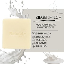 3 x Natural Cilt Goat Milk Soap - 100% Natural Soap - No Harmful Ingredients - Certified - Handmade - Shower Soap for All Skin Types - Shower Gel - Natural Food