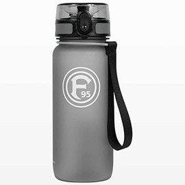 Fortuna Düsseldorf Tritan F95 Water Bottle Grey Transparent 0.65 L
