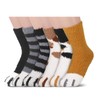 6 Pairs Fuzzy Socks for Women, Cat Claw Socks, Slipper