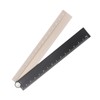 sourcing map Folding Straight Ruler 30cm Metric Aluminum Alloy Protractor