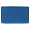 Girly Handbags Womens Satin Pleated Clutch Bag (Denim)