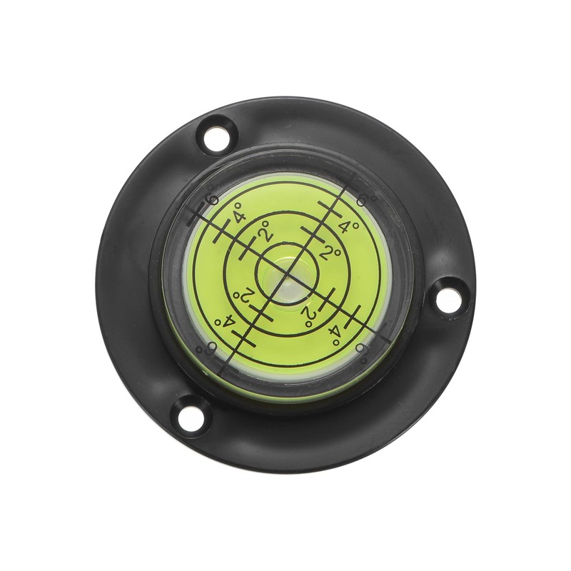 sourcing map High Precision Horizontal Bubble Level 49x12mm Round Bull's-Eye