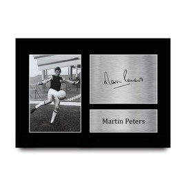 HWC Trading A4 MARTIN PETERS WEST HAM UNITED HAMMERS GIFTS PRINTED AUTOGRAPH FOR FANS AND FANS - A4