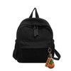 Tracvel Women's Corduroy Anti-Theft Mini Backpack Small, black, Unit size
