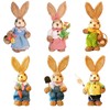 Children DIY Straw Bunny Set Parent Child Straw Rabbit Handmade