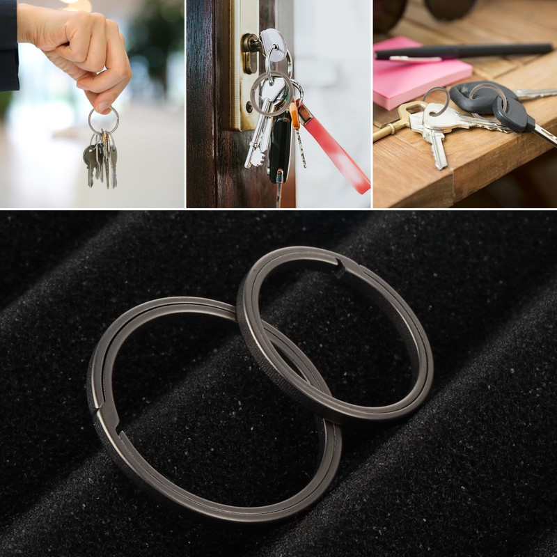 cobee 2 x Titanium Alloy Heavy Duty Key Chain Carabiner