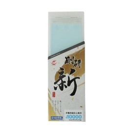 Naniwa Kogyo NA-100 Goken New Super Finishing Whetstone for Professionals #10000, 8.3 x 2.8 x 0.6 inches (210 x 70 x 15 mm)