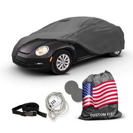 DaShield Ultimum Series Car Cover Waterproof All Weather for Volkswagen Vw Beetle Car Cover 2015-2018 Coupe - Protection Semi Custom Fit - Dust, Sun, Snow, Rain, Protection in&Outdoor