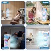 4-IN-1 Portable Air Conditioners, 2400mAh Battery Evaporative AC Air Cooler
