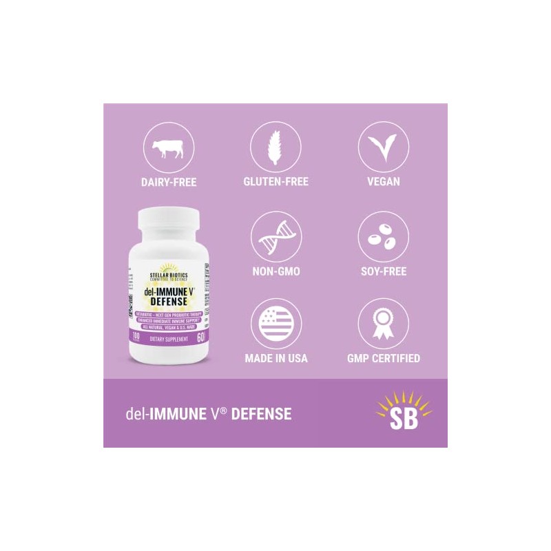 Del-Immune V® Defense by Stellar Biotics, All-Natural Immune Support &