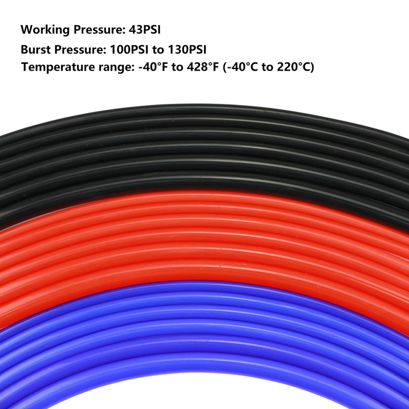 Ucreative 5FT ID 3/8" (10mm) High Temperature Silicone Vacuum Tubing