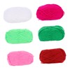 OHPHCALL 6 Rolls Milk Knitting Yarn Soft Skin Friendly DIY