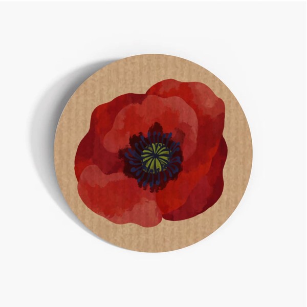 KraftyBazaar Pack of 450 Red Poppy Flower - Remembrance Day