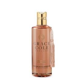 Grace Cole Ginger Lily & Mandarin Bath and Shower Gel, Fresh, Cleansing and Hydrating, Leaves Skin Feeling Supple and Looking Radiant 300ml