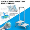 FORTEMOTUS 2 Step Stool with Handle for Elderly - Heavy