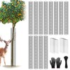 UQM 48 Inch Tree Trunk Protector, 12 Pcs Metal Tree